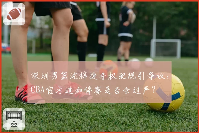 深圳男篮沈梓捷夺权犯规引争议，CBA官方追加停赛是否会过严？
